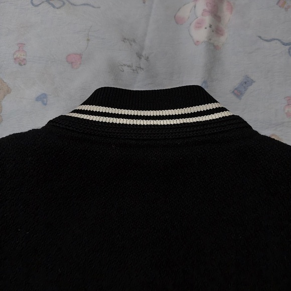 Saint Laurent Black Baseball Jacket - Picture 11 of 12